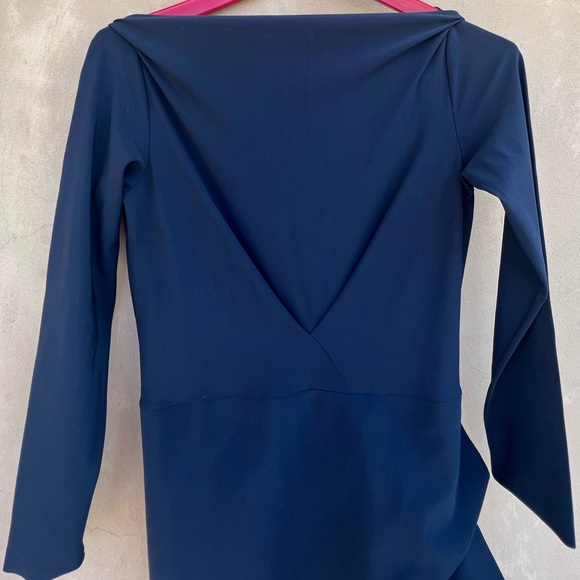 Chiara Boni La Petite Robe Cassandre Wrap-Effect Boatneck Dress - Picture 7 of 15